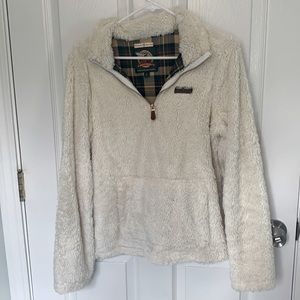 Kiel James Patrick cozy zip up. The lining is 100% cotton This is new size small